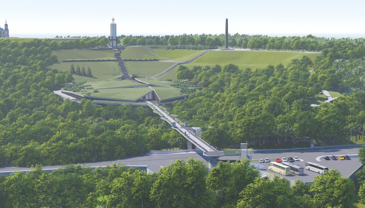 Найбільший зелений дах, перший похилий ліфт і парковка на 17 автобусів. Яким буде Музей Голодомору